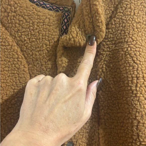 Alpine Design Women’s 1/4 Snap Sherpa Pullover – Size L – Caramel Latte NWT - Picture 8 of 9